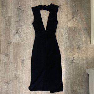 Windsor Open Back Midi Dress